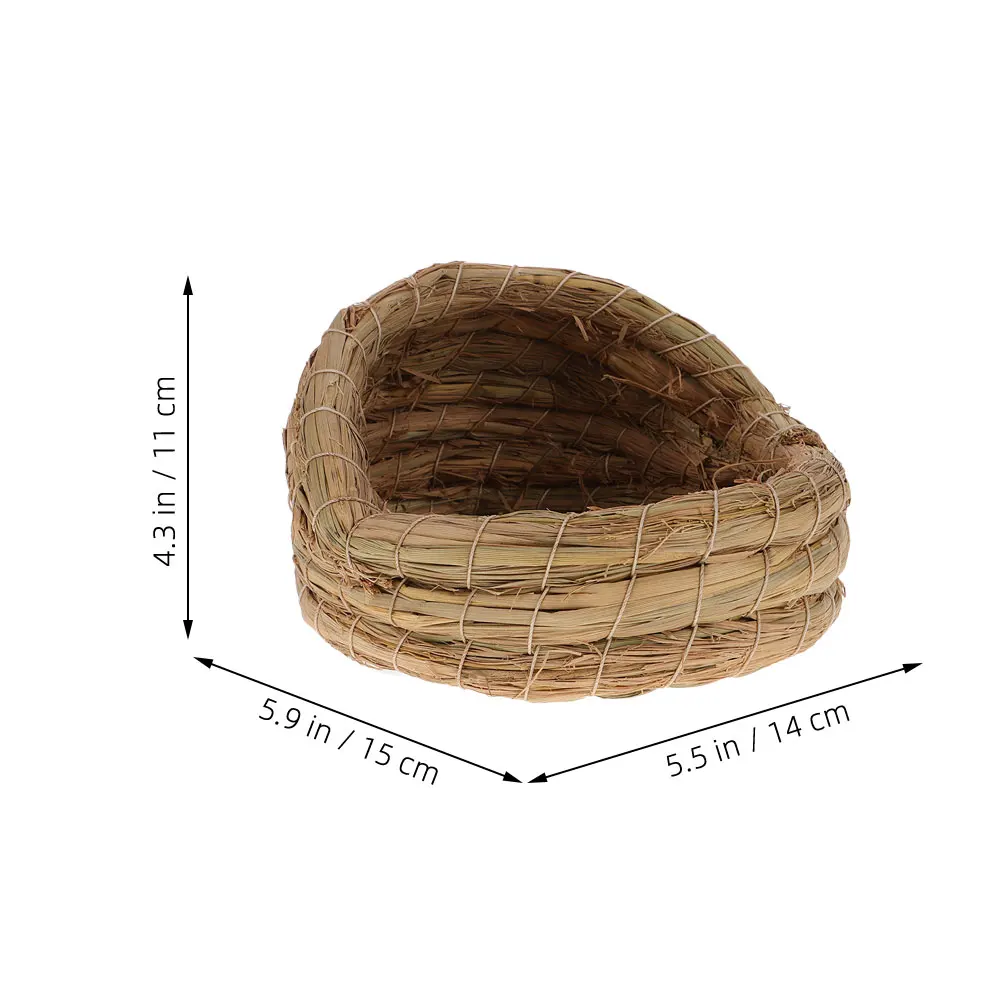 1pcs Woven Chicken Nest Straw Coop For Egg Laying Easy Assembly Farming Bird Breeding Nest Small Animals - Image 4