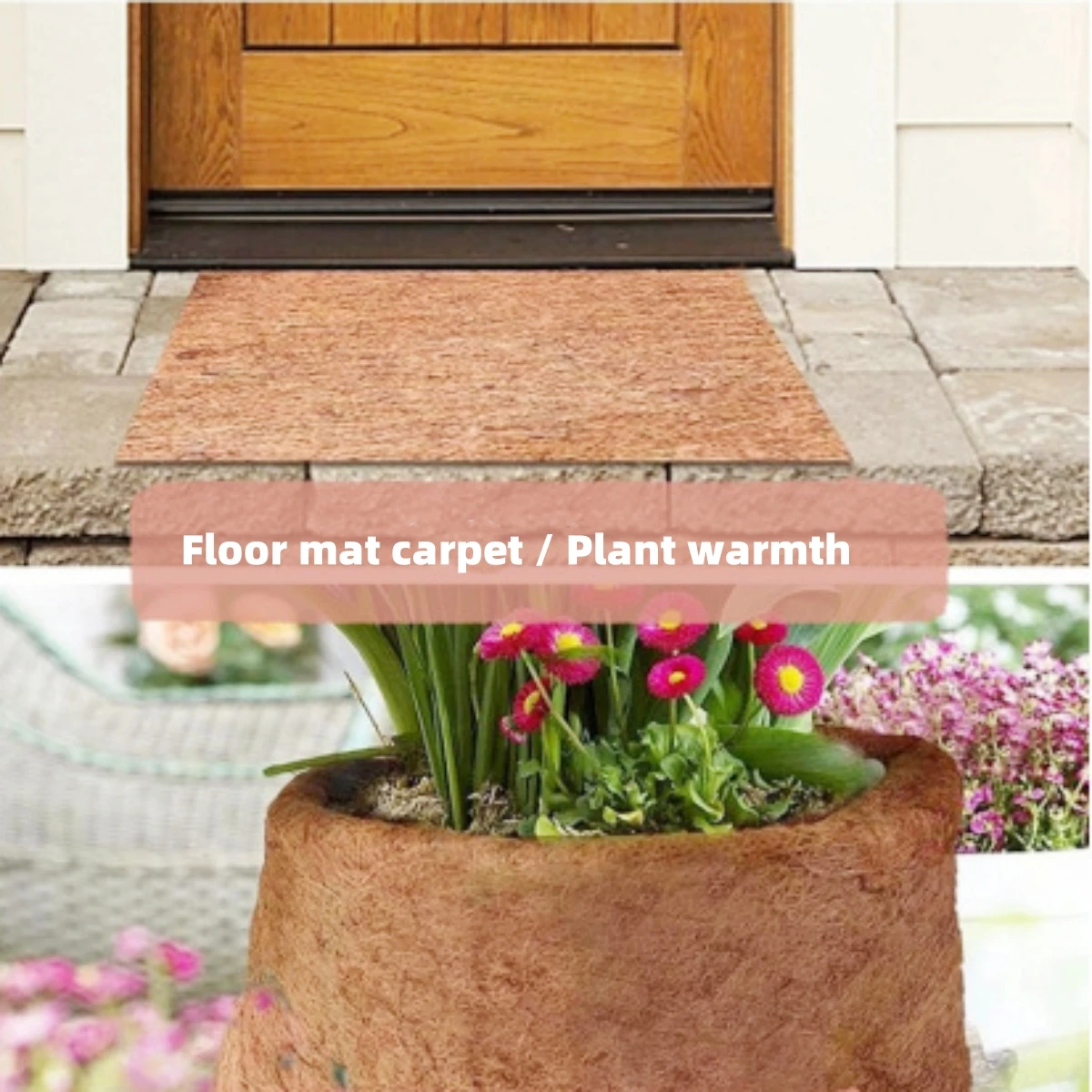 30cm Washable Square Chicken Coop Mat Anti-Breakage Environmental Natural Coconut Palm Pad for Hens Laying Eggs Nesting 1/2Pcs - Image 6