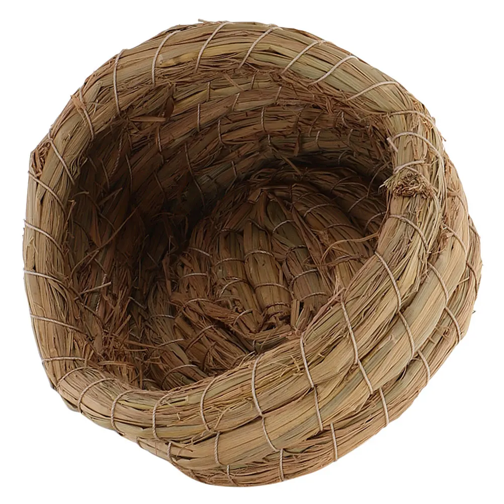 1pcs Woven Chicken Nest Straw Coop For Egg Laying Easy Assembly Farming Bird Breeding Nest Small Animals - Image 5