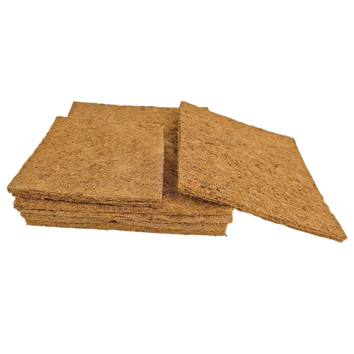 30cm Washable Square Chicken Coop Mat Anti-Breakage Environmental Natural Coconut Palm Pad for Hens Laying Eggs Nesting 1/2Pcs - Image 2