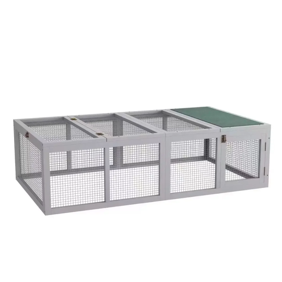 Rapid Delivery Portable Easy Assembly Wood Broiler Chicken Cage - Image 4