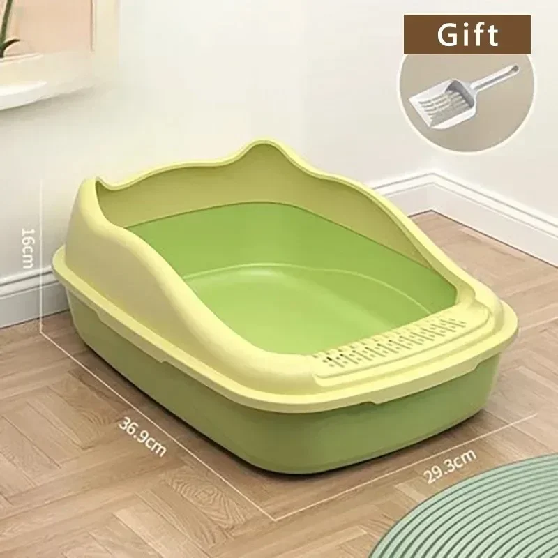 Cat Litter Box Small Size Pet Sandbox for Kitty Anti-Splash Cats Toilet - Image 8