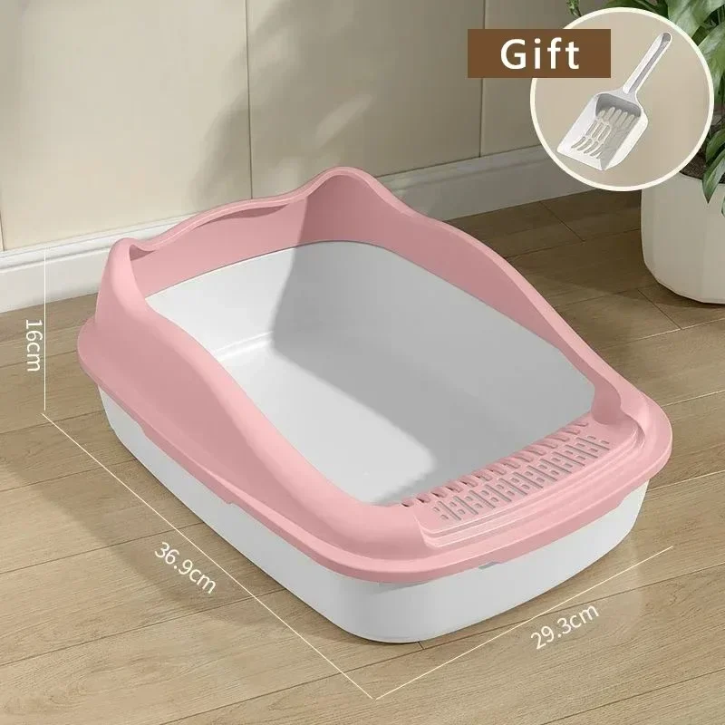 Cat Litter Box Small Size Pet Sandbox for Kitty Anti-Splash Cats Toilet - Image 10