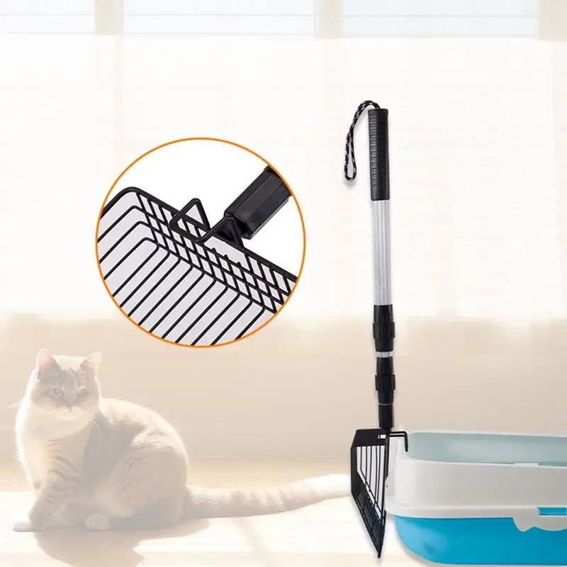 Stretchable Chicken Poop Scooper Chicken Coop Rake Cat Litter Scooper Chicken Coop Litter Sifting Shovel Chicken Coop accessory - Image 4