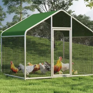 Extra Large Outdoor Chicken Coop Chicken Run and Tunnel Cages for Home Courtyard Breeding Chicken Shed
