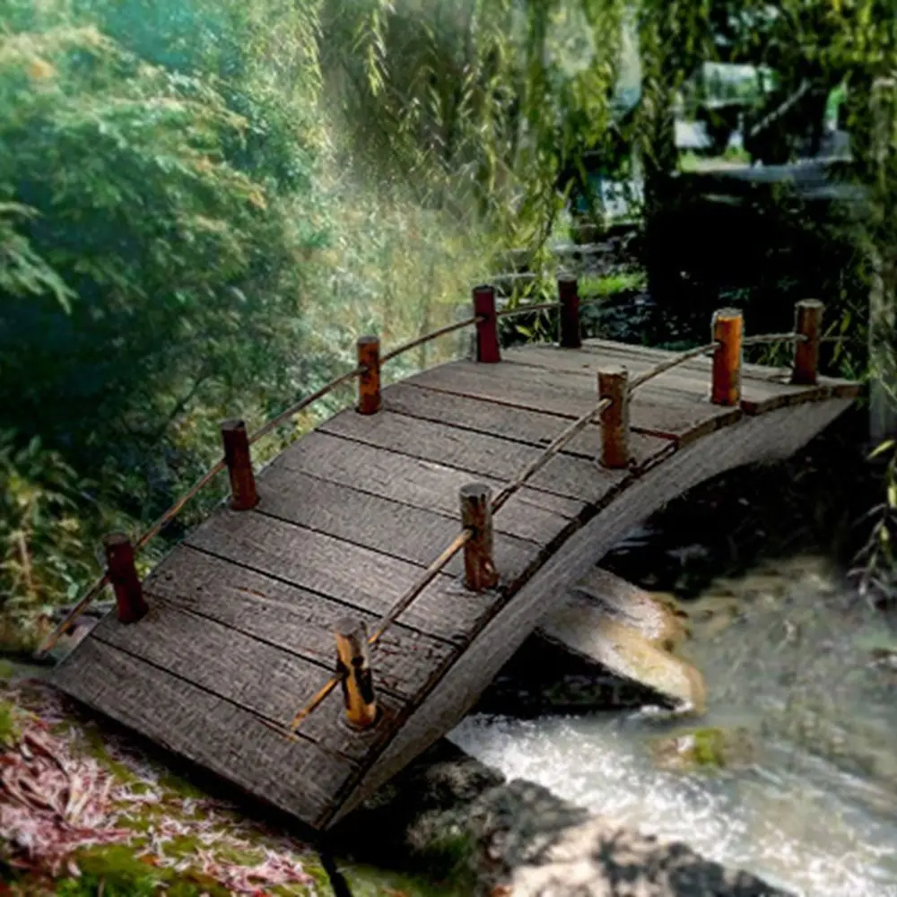 1:12 Scale Miniature Chicken Coop Mini Arch Bridge Outdoor Scene Model Dolls Accessories Dollhouse Decoration Fairy Garden Decor - Image 6