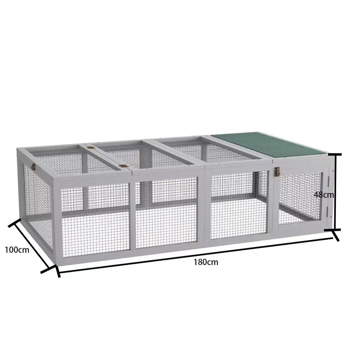 Rapid Delivery Portable Easy Assembly Wood Broiler Chicken Cage - Image 2